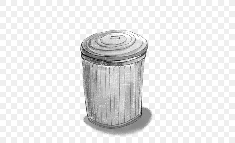 Paper Recycling Waste Container, PNG, 500x500px, Black And White, Cylinder, Environmental Protection, Filter, Lid Download Free