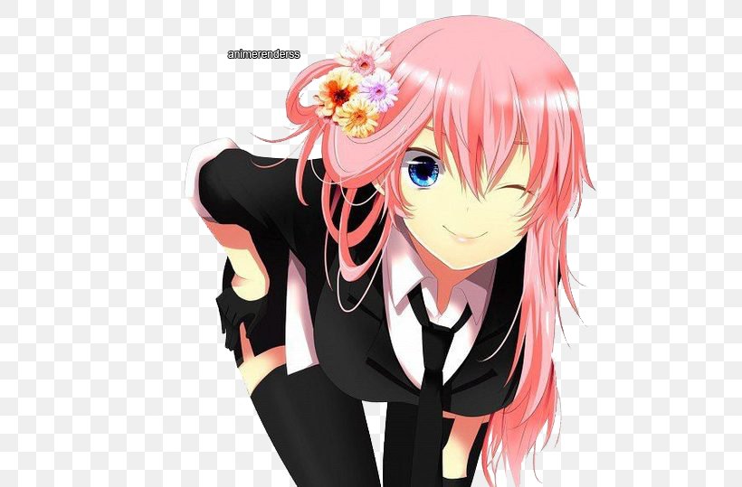 Megurine Luka Hatsune Miku Vocaloid DeviantArt Kagamine Rin/Len, PNG, 500x539px, Watercolor, Cartoon, Flower, Frame, Heart Download Free