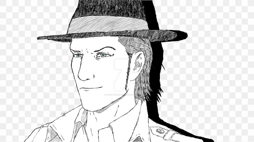 Nose Fedora Line Art Sketch, PNG, 1600x900px, Nose, Art, Artwork, Black And White, Cartoon Download Free