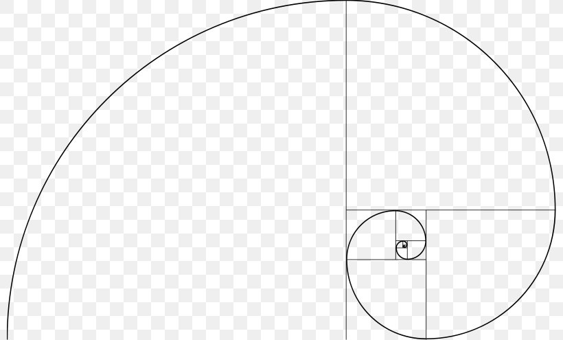 Golden Spiral Fibonacci Number Follicular Unit Extraction, PNG, 800x495px, Golden Spiral, Area, Art, Black And White, Communication Design Download Free