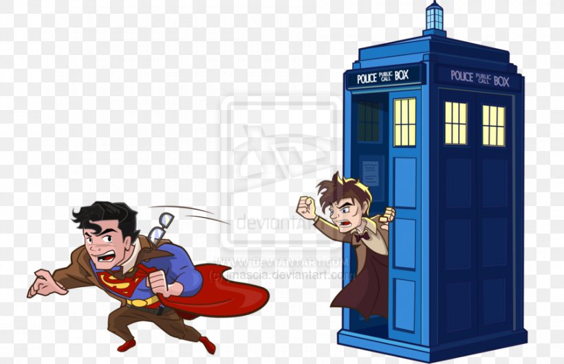 Superman TARDIS Comics Cartoon, PNG, 900x582px, Superman, Batman V Superman Dawn Of Justice, Cartoon, Character, Comics Download Free