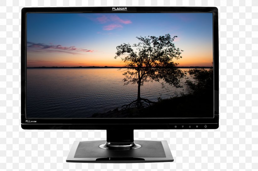 Computer Monitors Planar Systems Planar PLL2410W Liquid-crystal Display LED-backlit LCD, PNG, 1920x1279px, Computer Monitors, Computer Monitor, Computer Monitor Accessory, Desktop Computer, Digital Visual Interface Download Free