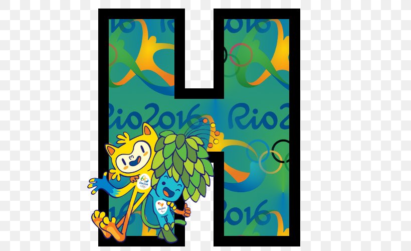 Olympic Games Rio 2016 Rio De Janeiro Illustration Pattern Cartoon, PNG, 500x500px, Olympic Games Rio 2016, Art, Cartoon, Character, Decal Download Free