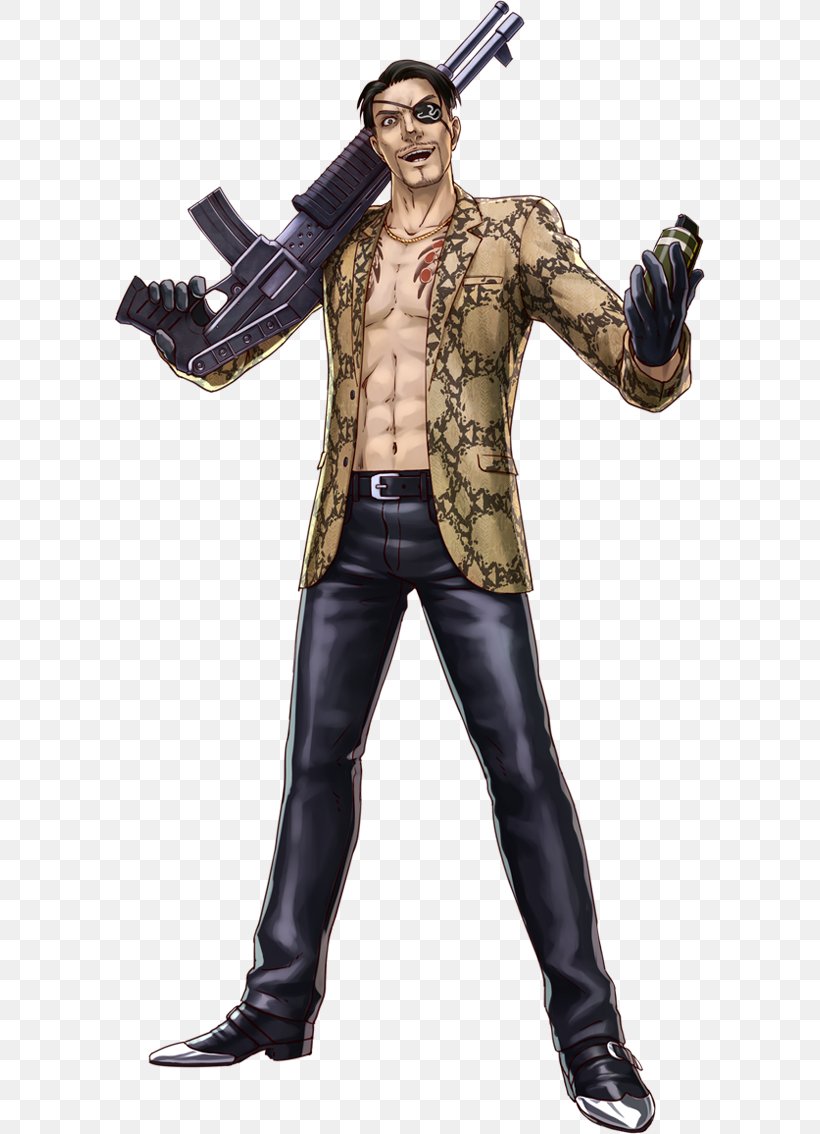 Project X Zone 2 Yakuza Goro Majima Kazuma Kiryu, PNG, 591x1134px, Project X Zone 2, Action Figure, Character, Costume, Costume Design Download Free