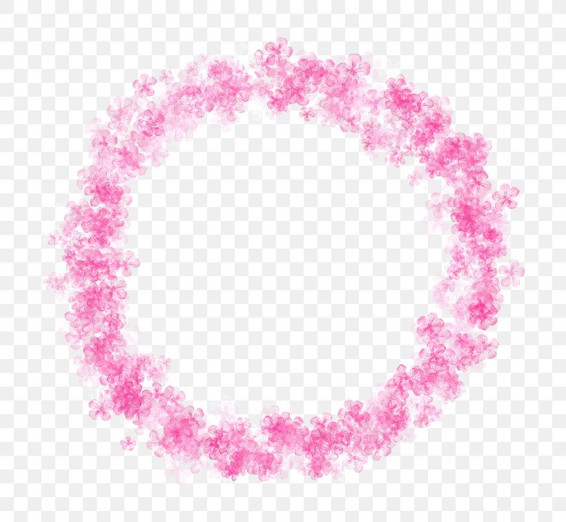 Pink Flower Wreath Circle, PNG, 800x756px, Pink, Color, Color Wheel, Flower, Garland Download Free