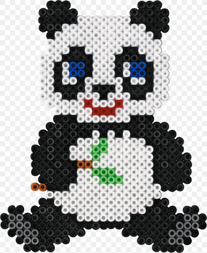 Giant Panda Bear Hama Maxi-Bead Hama Beads, PNG, 960x1175px, Giant Panda, Animal, Art, Bead, Beadwork Download Free