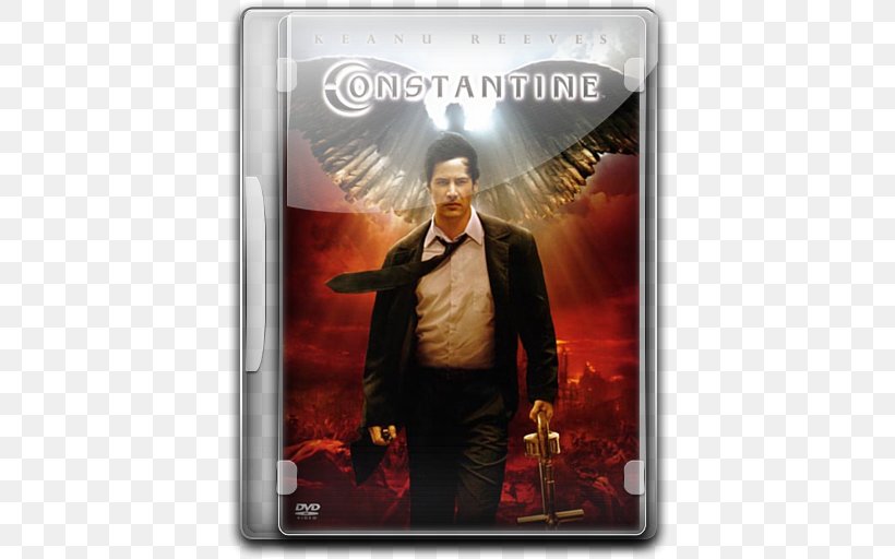 John Constantine Film Poster Occult Detective Fiction Television Film, PNG, 512x512px, John Constantine, Constantine, Djimon Hounsou, Drew Struzan, Dvd Download Free