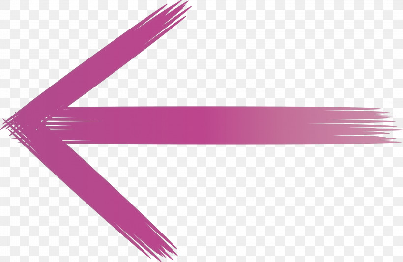 Brush Arrow, PNG, 3000x1953px, Brush Arrow, Magenta, Pink, Purple, Violet Download Free