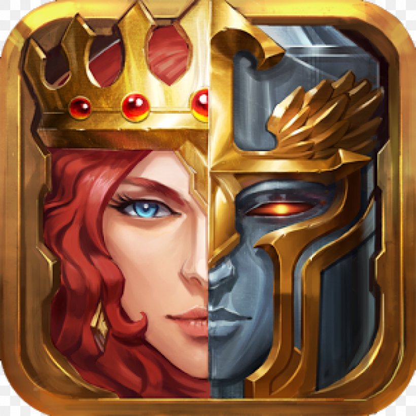 Clash Of Kings Clash Of Queens: Light Or Darkness Clash Of Clans Android, PNG, 1024x1024px, Clash Of Kings, Android, Art, Chatbot, Clash Of Clans Download Free
