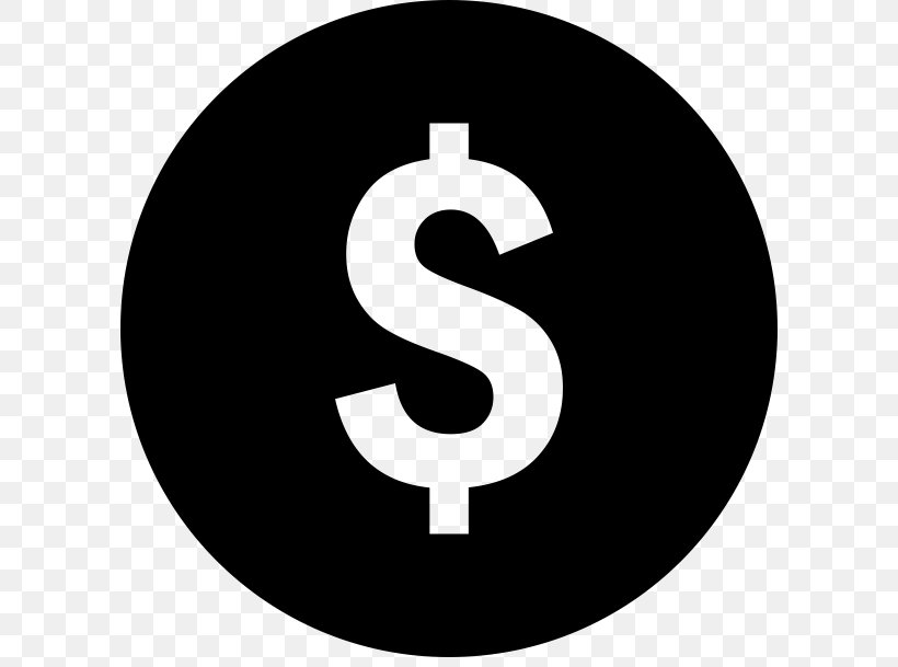 Dollar Sign United States Dollar Dollar Coin, PNG, 700x609px, Dollar Sign, Area, Bank, Black And White, Brand Download Free