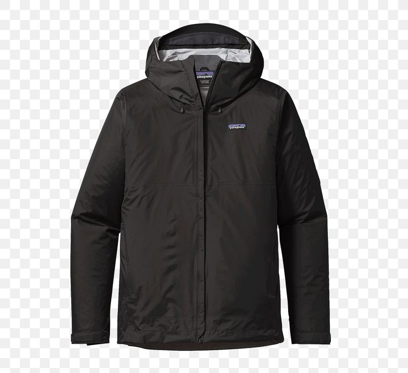 Patagonia Jacket Raincoat Outerwear Waterproofing, PNG, 750x750px, Patagonia, Black, Clothing, Coat, Gilets Download Free