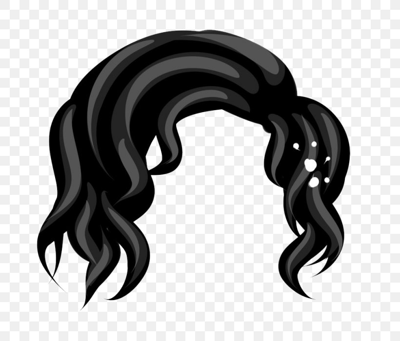 Hairstyle Wig Clothing Avatar, PNG, 700x700px, Hairstyle, Automotive Design, Avatar, Black, Black And White Download Free