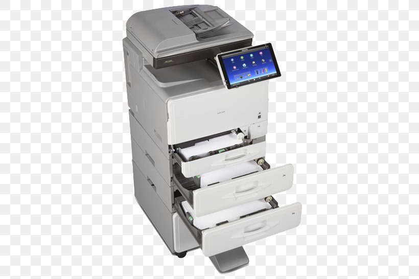 Laser Printing Ricoh Multi-function Printer Photocopier, PNG, 600x546px, Laser Printing, Computer, Device Driver, Dots Per Inch, Electronic Device Download Free