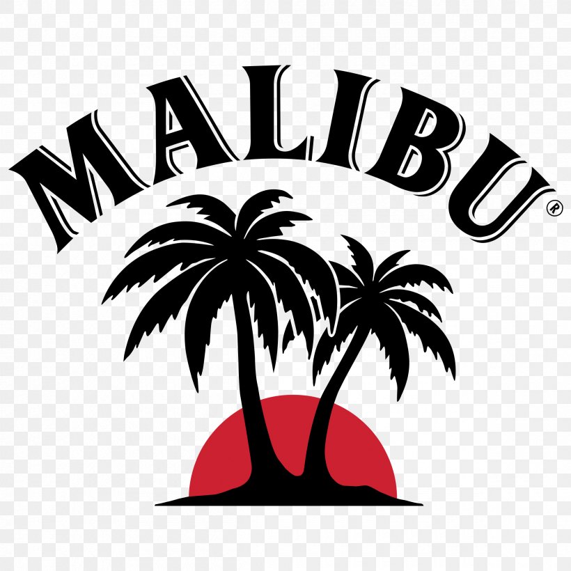 Malibu Rum Liquor Alcoholic Drink Cocktail, PNG, 2400x2400px, Malibu, Alcoholic Drink, Arecales, Artwork, Bacardi Download Free