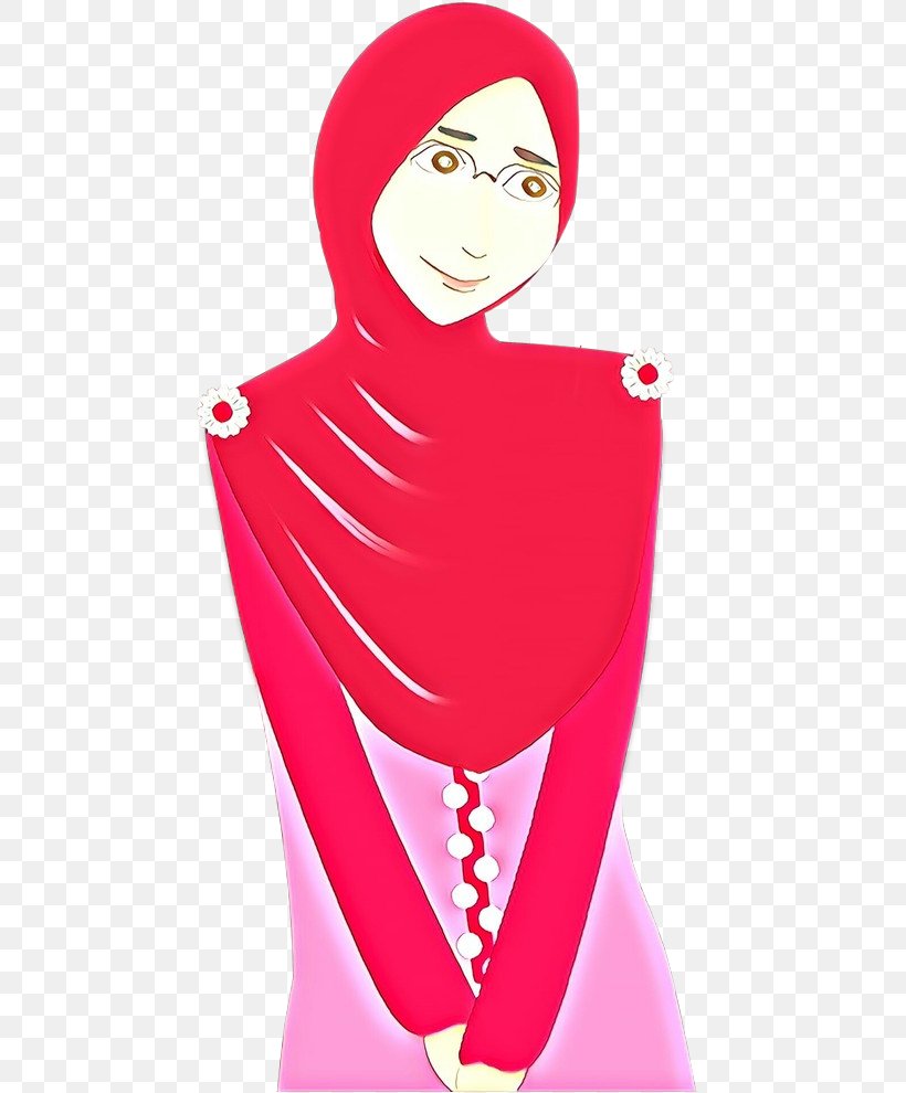 Muslim Child Cartoon Islam Hijab, PNG, 484x990px, Muslim, Art, Cartoon, Drawing, Hijab Download Free