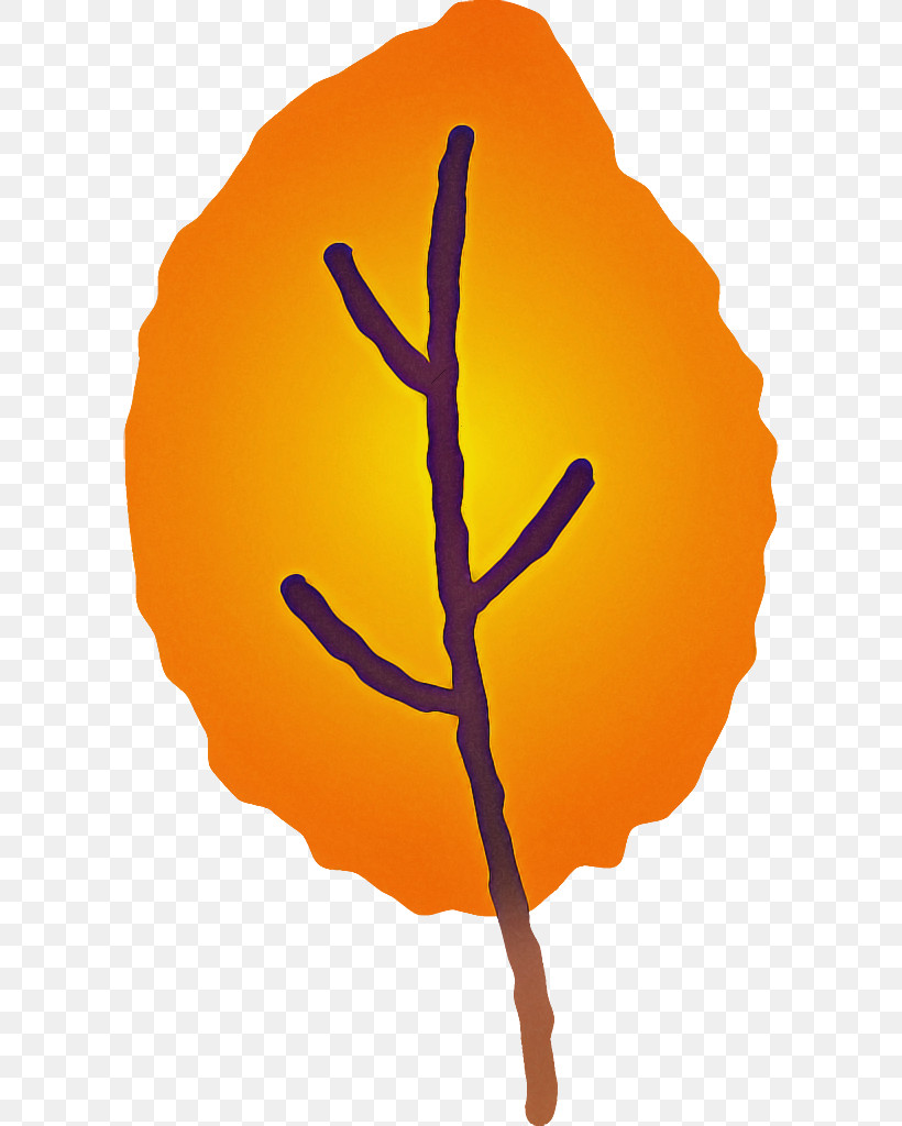 Orange, PNG, 596x1024px, Cute Autumn Leaf, Cartoon Leaf, Fall Leaf, Orange, Plant Download Free