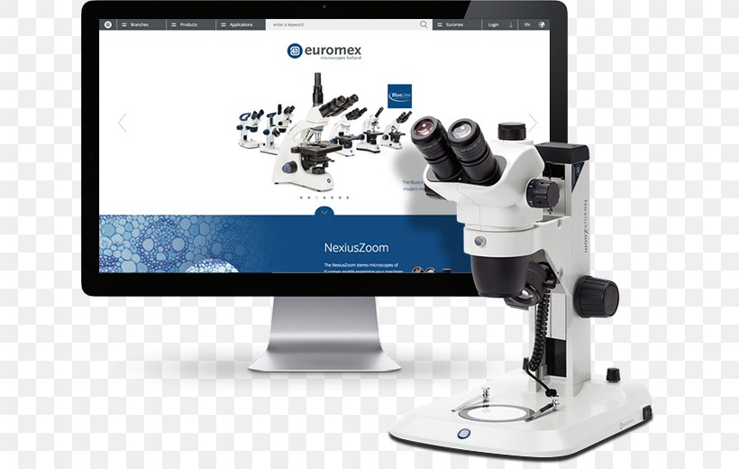 Stereo Microscope Optical Microscope Zoom Lens Digital Microscope, PNG, 640x520px, Microscope, Binoculair, Binoculars, Brand, Computer Monitor Download Free