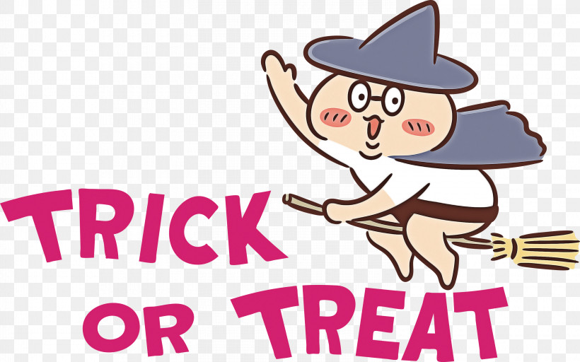 TRICK OR TREAT Halloween, PNG, 3000x1874px, Trick Or Treat, Animation, Biology, Cartoon, Comics Download Free