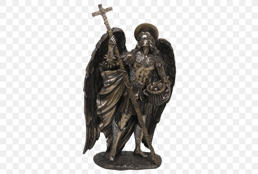 Michael Bronze Sculpture Gabriel Barachiel Archangel, PNG, 555x555px, Michael, Angel, Archangel, Barachiel, Blessing Download Free