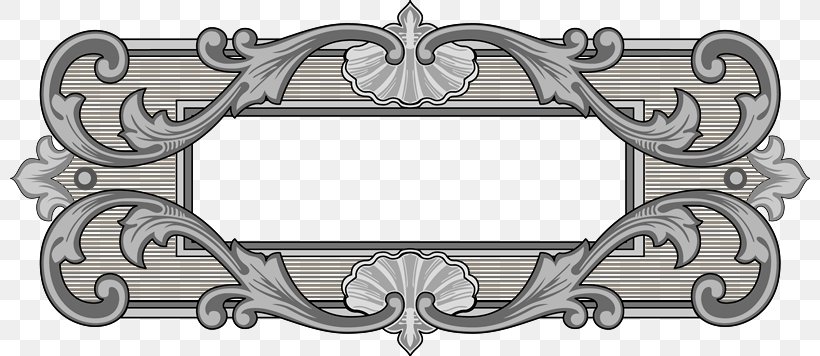 Ornament Picture Frames Pattern, PNG, 800x356px, Ornament, Auto Part, Black And White, Decorative Arts, Dingbat Download Free