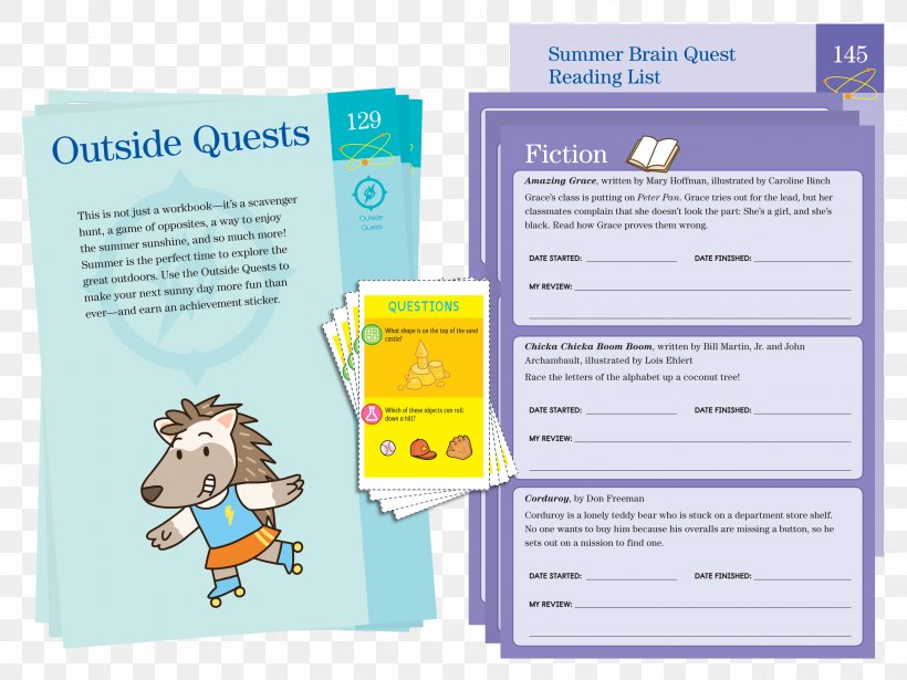 Summer Brain Quest: Between Grades 2 And 3 Summer Brain Quest: Between Grades K And 1 Summer Brain Quest: Between Grades 1 And 2 Summer Brain Quest: Between Grades 3 And 4 Amazon.com, PNG, 3000x2250px, Amazoncom, Book, Brand, Communication, Learning Download Free