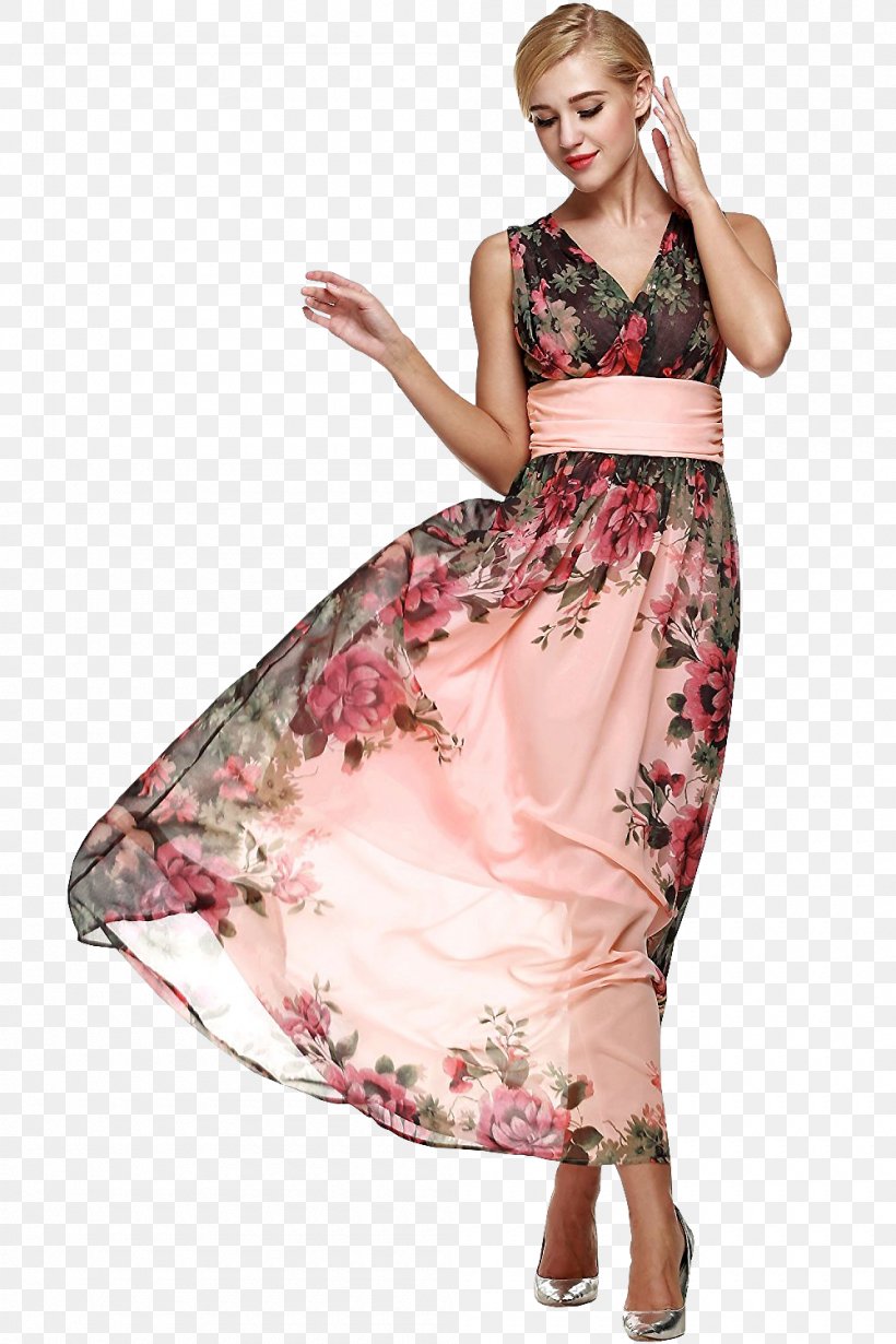 Dress Evening Gown Prom Formal Wear, PNG, 1000x1500px, Watercolor, Cartoon, Flower, Frame, Heart Download Free