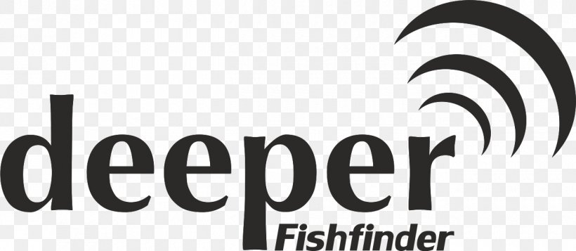 Logo Deeper Fishfinder Fish Finders Deeper Smart Sonar Pro+ Brand, PNG, 1300x566px, Logo, Black And White, Brand, Deeper Fishfinder, Fish Finders Download Free