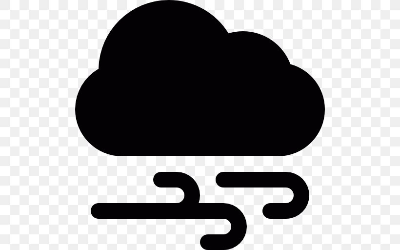 Cloud Meteorology Windy, PNG, 512x512px, Cloud, Black, Black And White, Brand, Cumulus Download Free