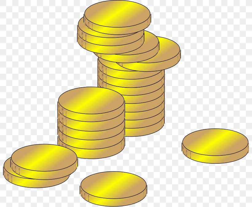 Gold Coin Gold Coin Clip Art, PNG, 800x674px, Coin, Cylinder, Dollar Coin, Gold, Gold Coin Download Free