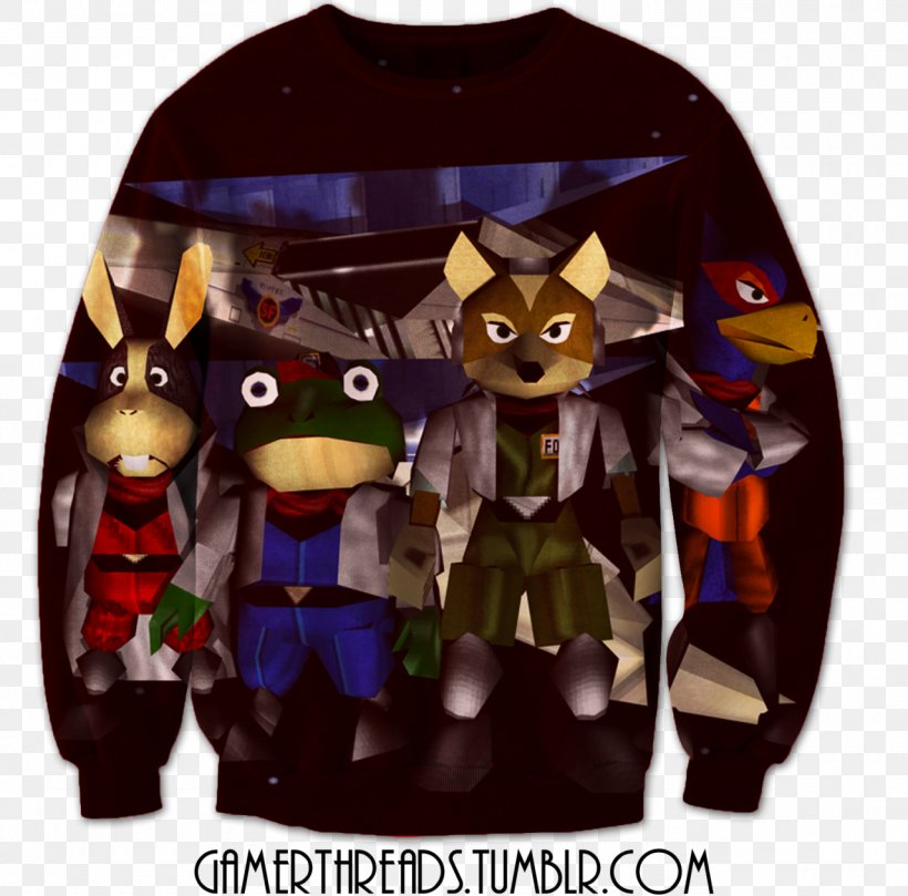 Lylat Wars Star Fox 64 3D Nintendo 64 Super Nintendo Entertainment System, PNG, 1280x1263px, Lylat Wars, Christmas, Christmas Jumper, Crew Neck, Fictional Character Download Free