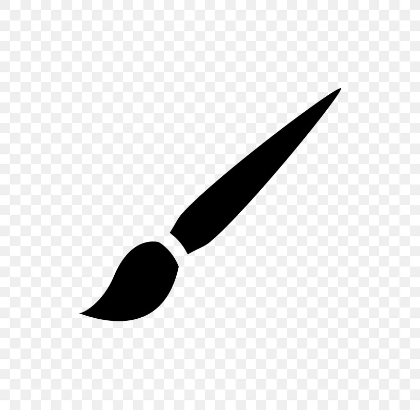 Paintbrush Painting Drawing, PNG, 800x800px, Paintbrush, Art, Black And White, Brush, Cold Weapon Download Free