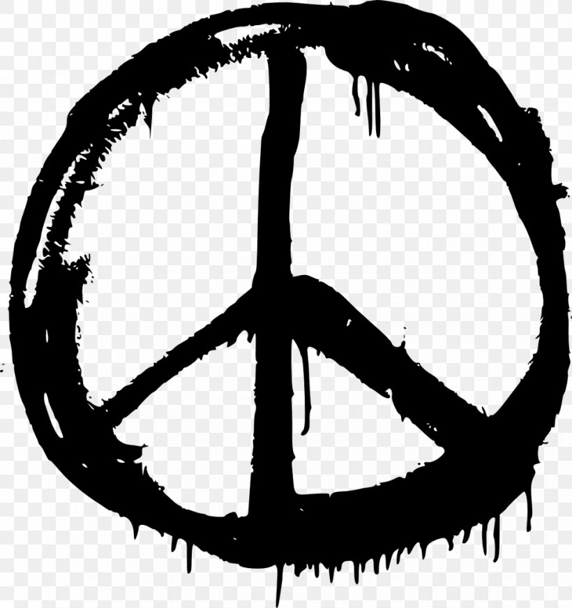 Peace Symbols Clip Art, PNG, 978x1039px, Peace Symbols, Artwork, Bicycle Wheel, Black And White, Diagram Download Free
