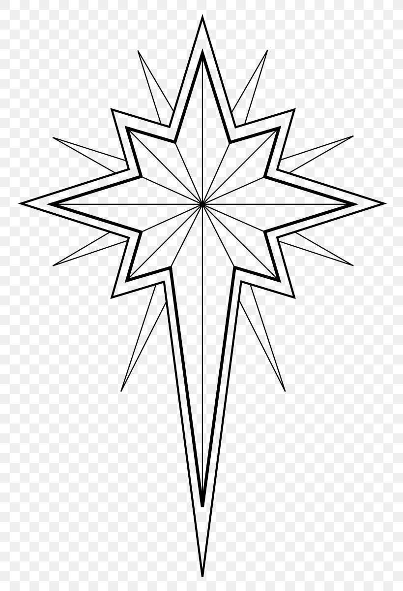 Colouring Pages Coloring Book Star Of Bethlehem Christmas Day Christmas Tree, PNG, 760x1200px, Colouring Pages, Artwork, Bethlehem, Black And White, Christmas Day Download Free