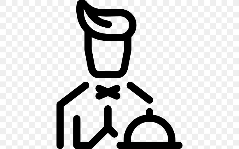 Restaurant Waiter, PNG, 512x512px, Restaurant, Black And White, Drink, Food, Iconfactory Download Free