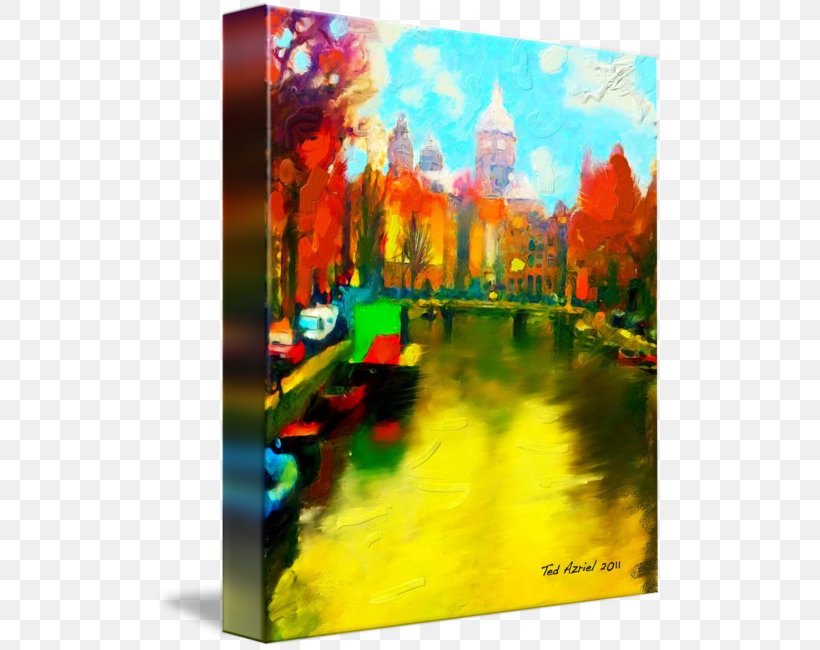 Oil Painting Canals Of Amsterdam Art, PNG, 508x650px, Painting, Abstract Art, Acrylic Paint, Art, Art Museum Download Free