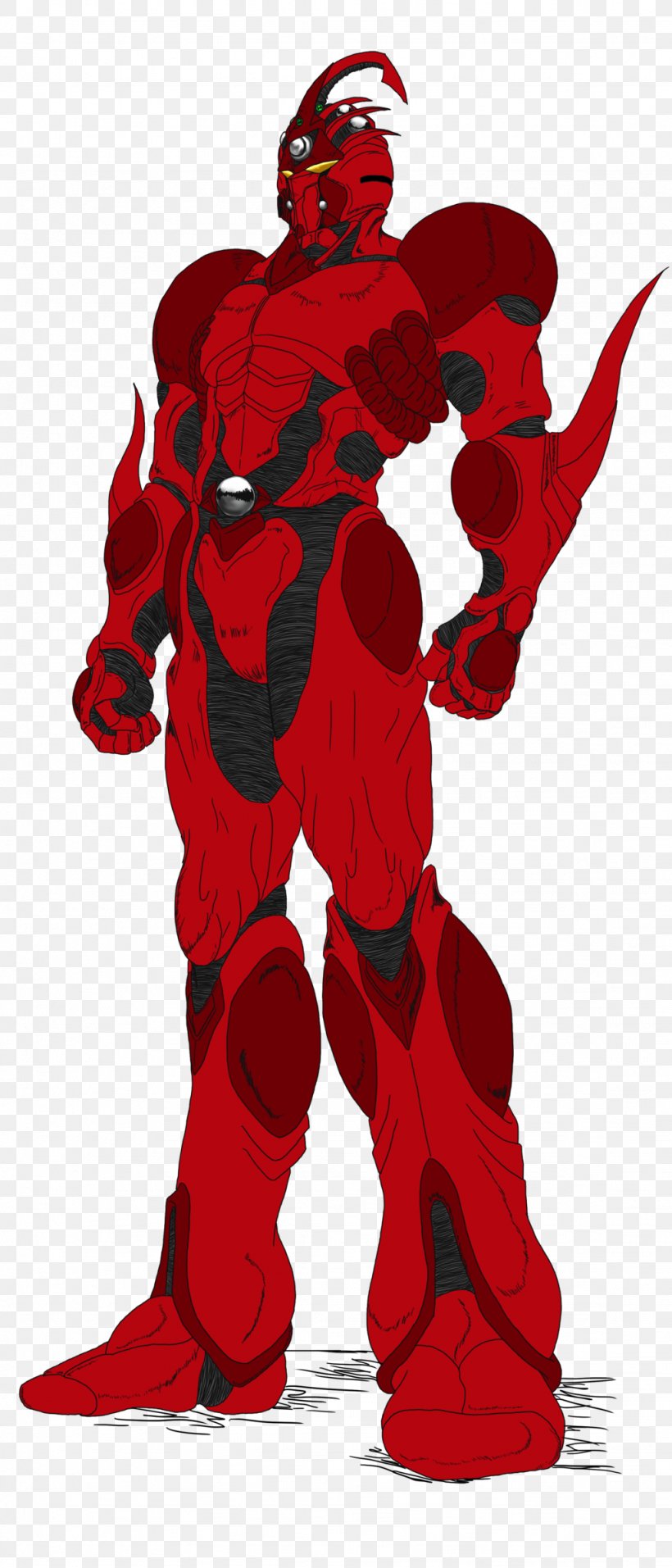 Superhero Bio Booster Armor Guyver Fan Art Crimson, PNG, 1024x2389px, Watercolor, Cartoon, Flower, Frame, Heart Download Free