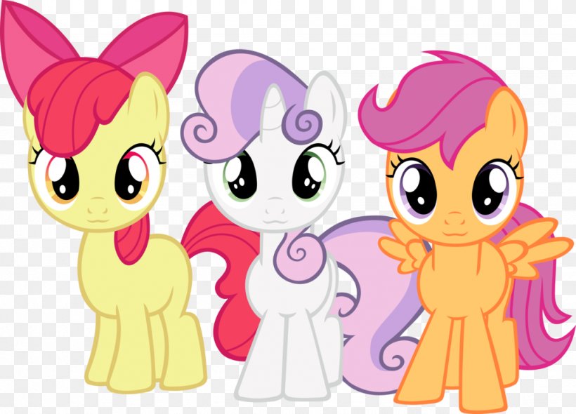 Sweetie Belle Apple Bloom Pony Applejack Fluttershy, PNG, 1024x737px, Watercolor, Cartoon, Flower, Frame, Heart Download Free