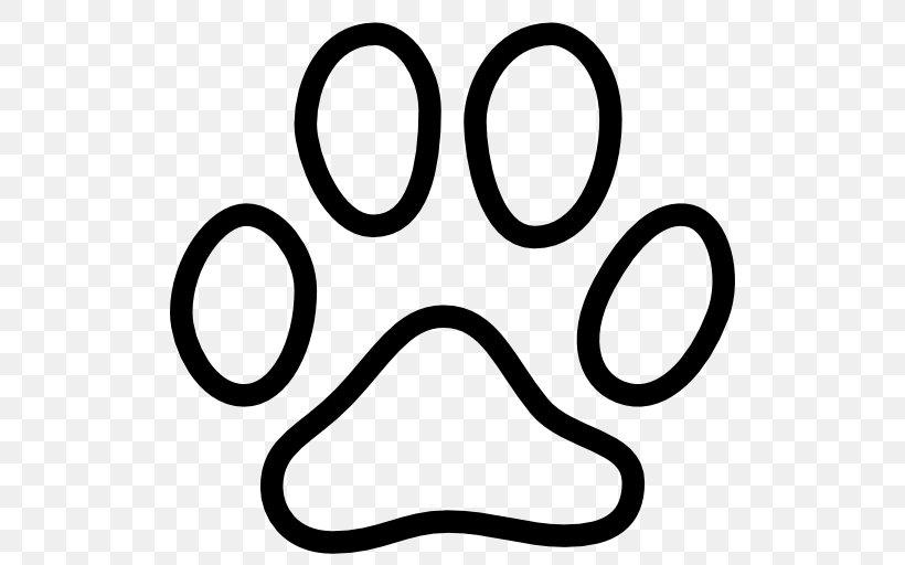 Cat Kitten Paw Clip Art, PNG, 512x512px, Cat, Animal Track, Area, Black And White, Eyewear Download Free