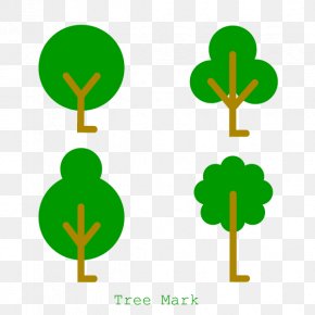 Overlooking Ginkgo Tree - Clip Art Illustration Image Character PNG