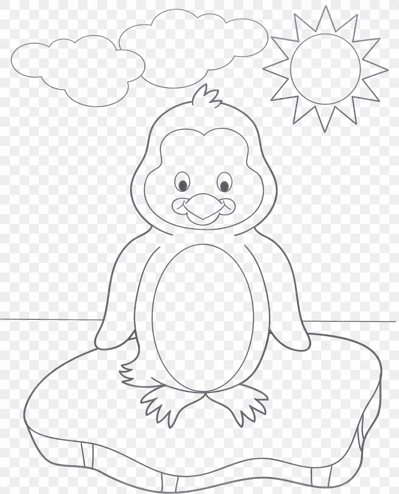 Club Penguin Coloring Book Drawing Clip Art, PNG, 1218x1508px, Watercolor, Cartoon, Flower, Frame, Heart Download Free