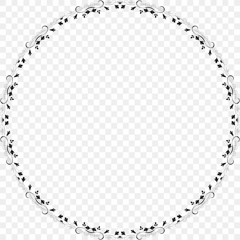 FLORAL CIRCLE, PNG, 2300x2300px, Fitness Centre, Area, Black, Black And White, Body Jewelry Download Free