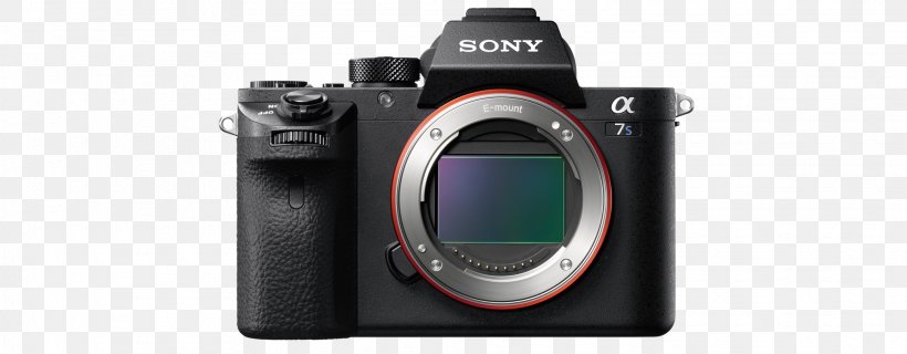 Sony α7 II Sony Alpha A7s 12.2 MP Mirrorless Digital Camera, PNG, 2028x792px, Fullframe Digital Slr, Camera, Camera Accessory, Camera Lens, Cameras Optics Download Free