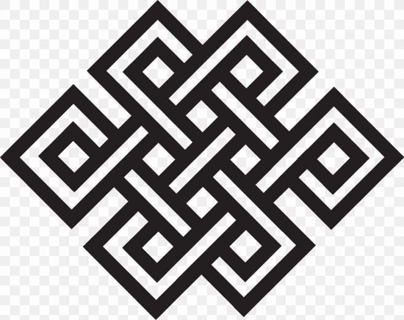Tibet Endless Knot Buddhist Symbolism Buddhism, PNG, 966x766px, Tibet, Area, Black, Black And White, Brand Download Free