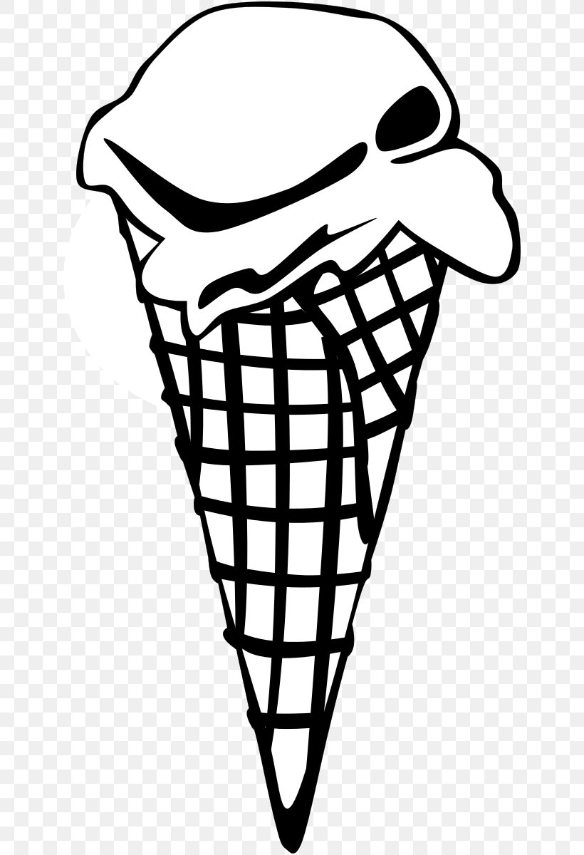 Ice Cream Cone Waffle Chocolate Ice Cream, PNG, 642x1200px, Ice Cream, Area, Artwork, Black And White, Chocolate Download Free