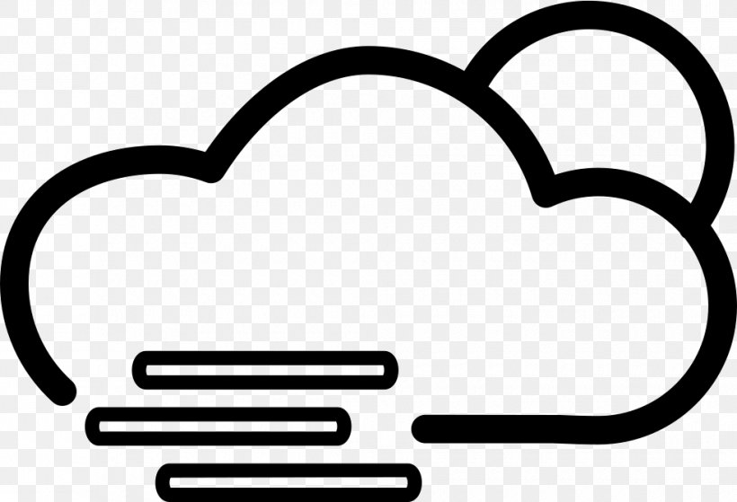 Cloud Fog Symbol Wind Sunlight, PNG, 980x669px, Cloud, Area, Black And White, Fog, Heart Download Free