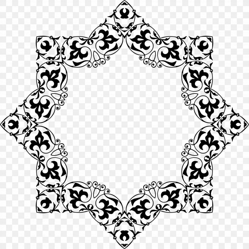 Geometry Mirror Morocco Clip Art, PNG, 2258x2258px, Geometry, Area, Black, Black And White, Body Jewelry Download Free