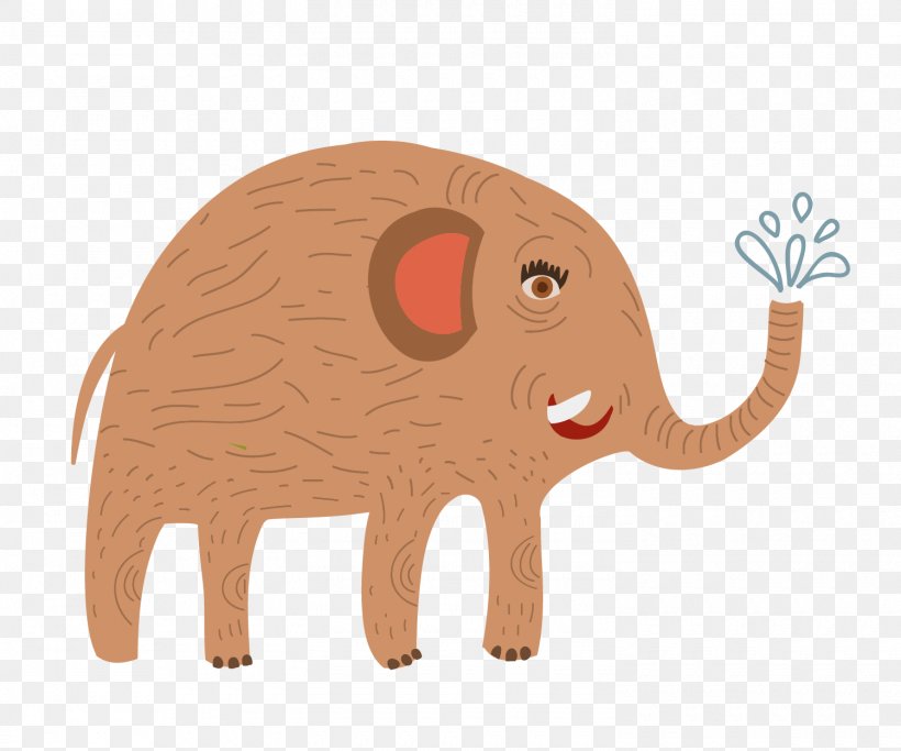 Cartoon Cattle Elephant Illustration, PNG, 1500x1250px, Cartoon, Animal, Apartment, Carnivoran, Cattle Download Free