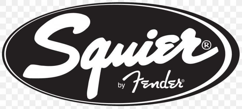 Logo Squier Electric Guitar Fender Musical Instruments Corporation, PNG, 1222x552px, Logo, Bass Guitar, Black And White, Brand, Electric Guitar Download Free