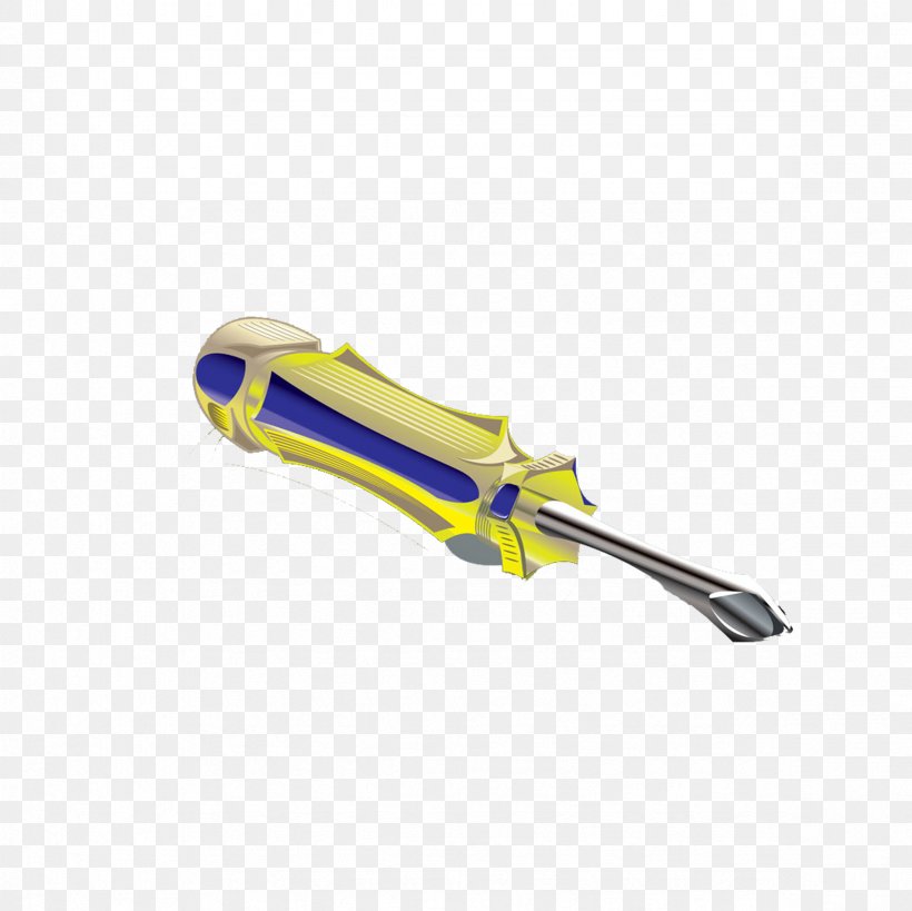 Screwdriver Icon, PNG, 2362x2362px, Screwdriver, Cartoon, Tool, Yellow Download Free