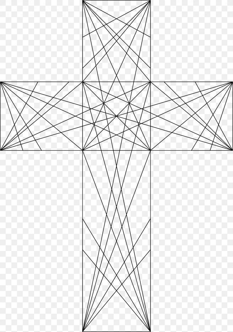 Christian Cross Drawing Geometry, PNG, 1626x2310px, Christian Cross, Area, Black And White, Cross, Crucifix Download Free